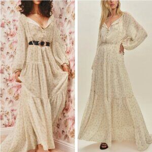 Reformation Becca Maxi Dress Sz S